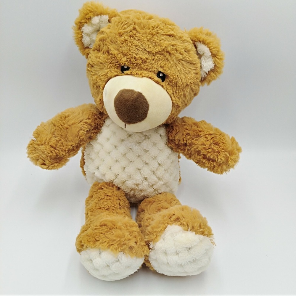 Spark Create Imagine Brown Teddy Bear Rattle Plush 14" Stuffed Animal Walmart
